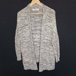 💙 Zara Knit Open Front Longline Oversized Cardigan Size S/M Thick Warm Cozy Aca